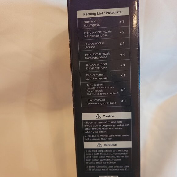 Coslus Cordless Oral Irrigator New In Box - Picture 3 of 5